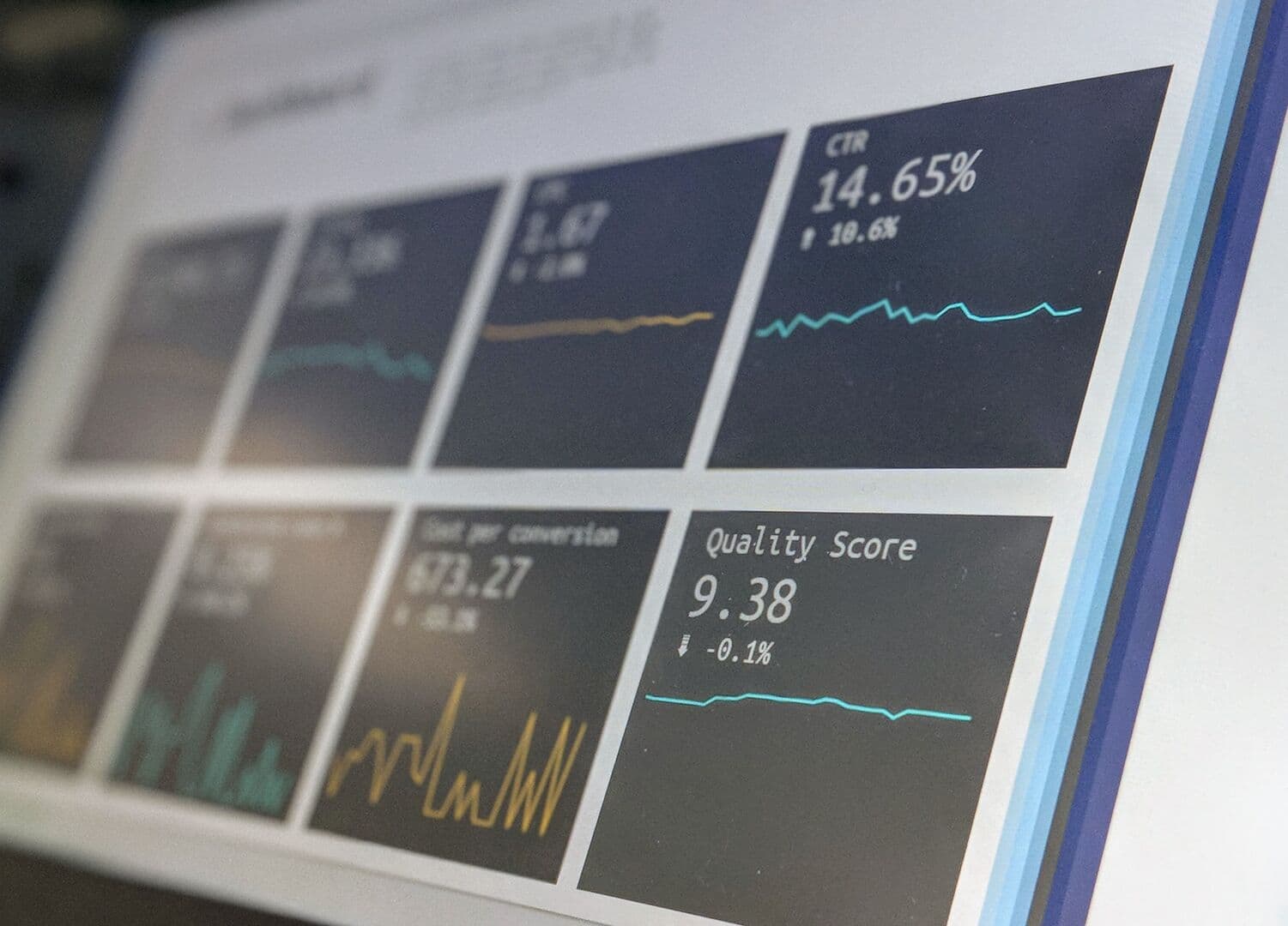 Data dashboard visualization